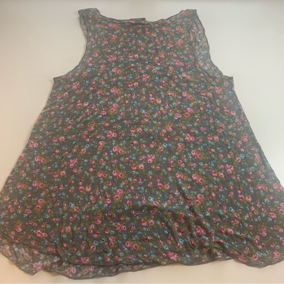 Rue21 Floral Tank Top - Blue and Pink - Picture 6 of 6